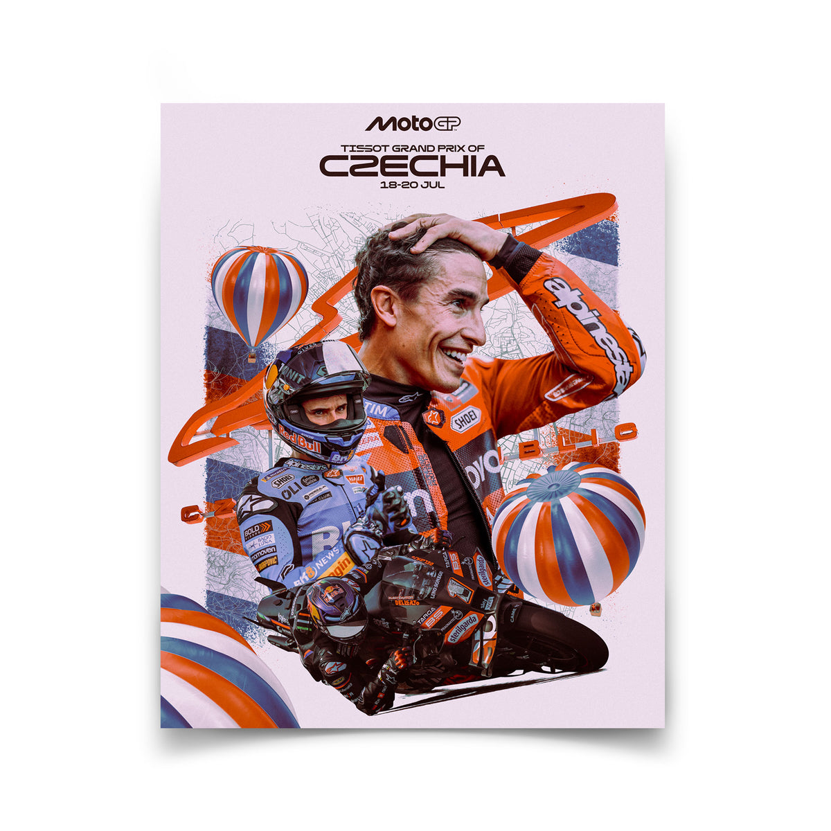 2025 Czech Grand Prix Race Poster