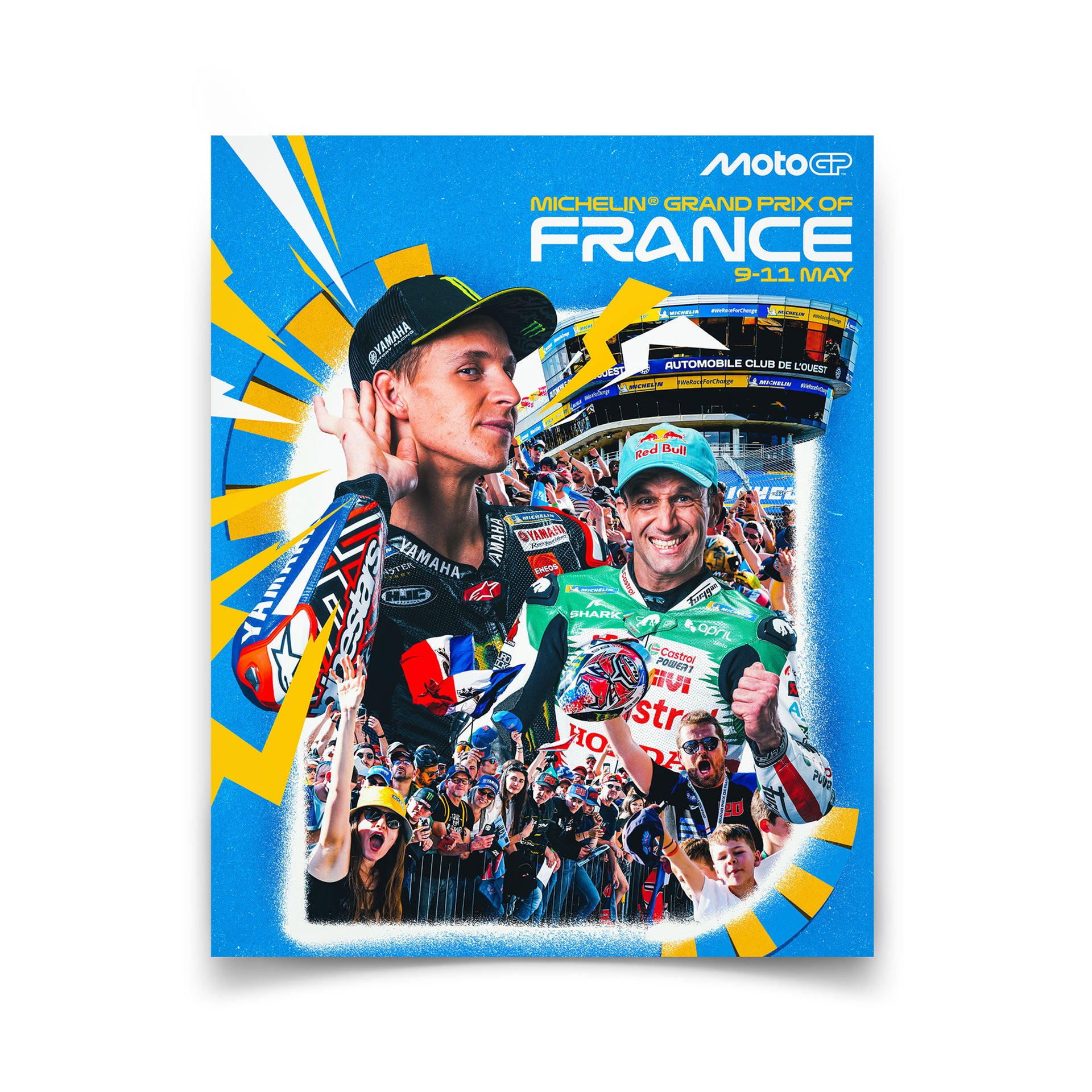 2025 French Grand Prix Race Poster