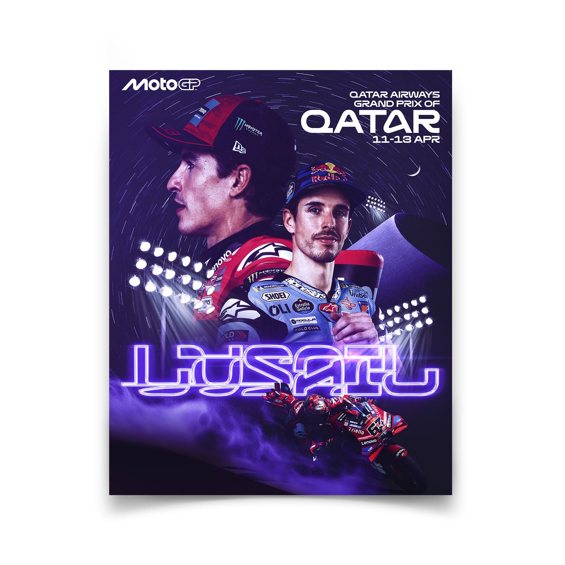 2025 Qatar Grand Prix Race Poster