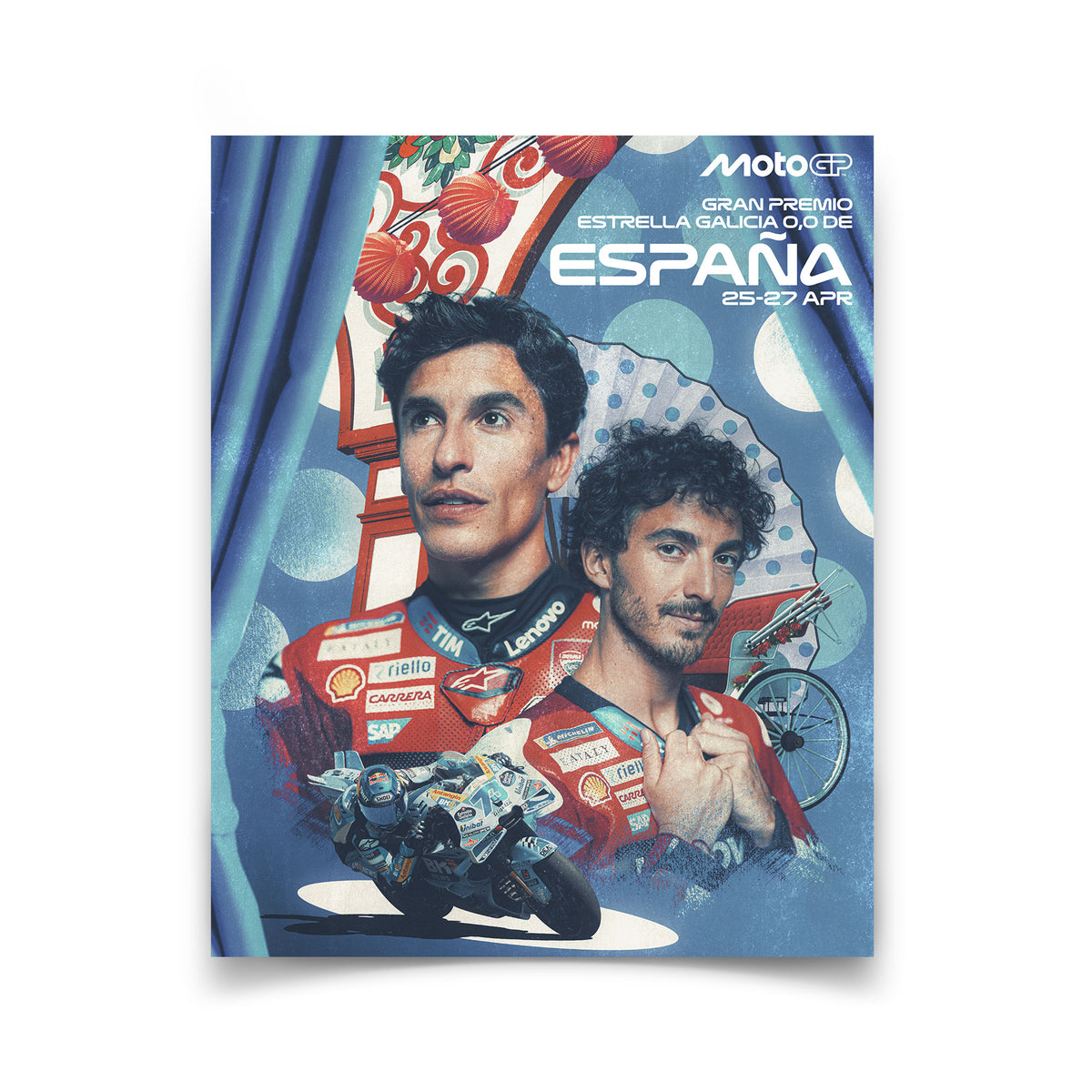 2025 Spanish Grand Prix Race Poster