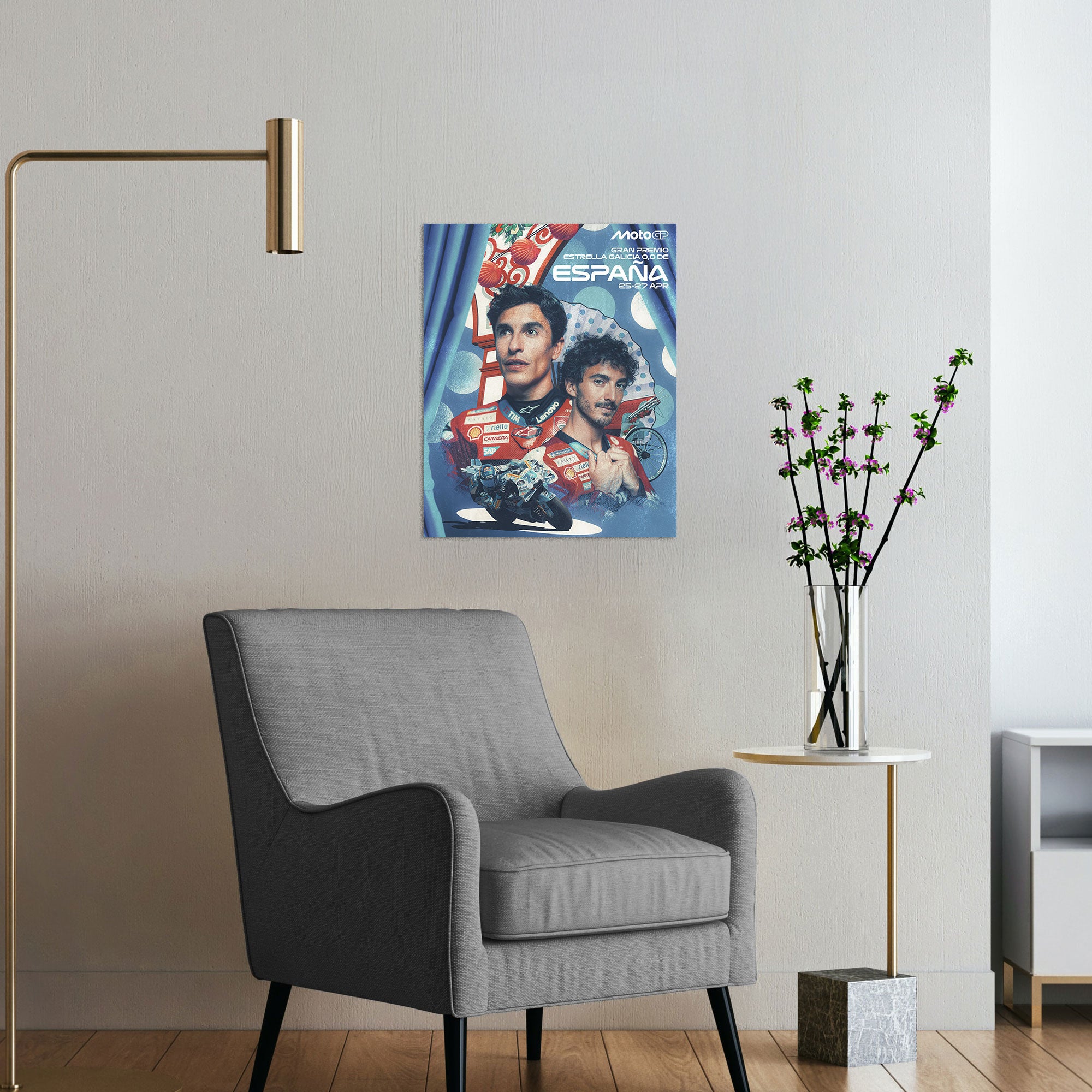 2025 Spanish Grand Prix Official Race Poster