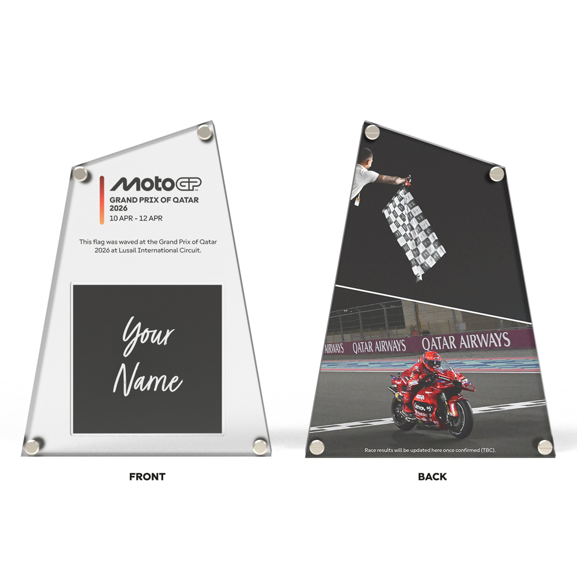 Own the Chequered Flag - Qatar GP 2026