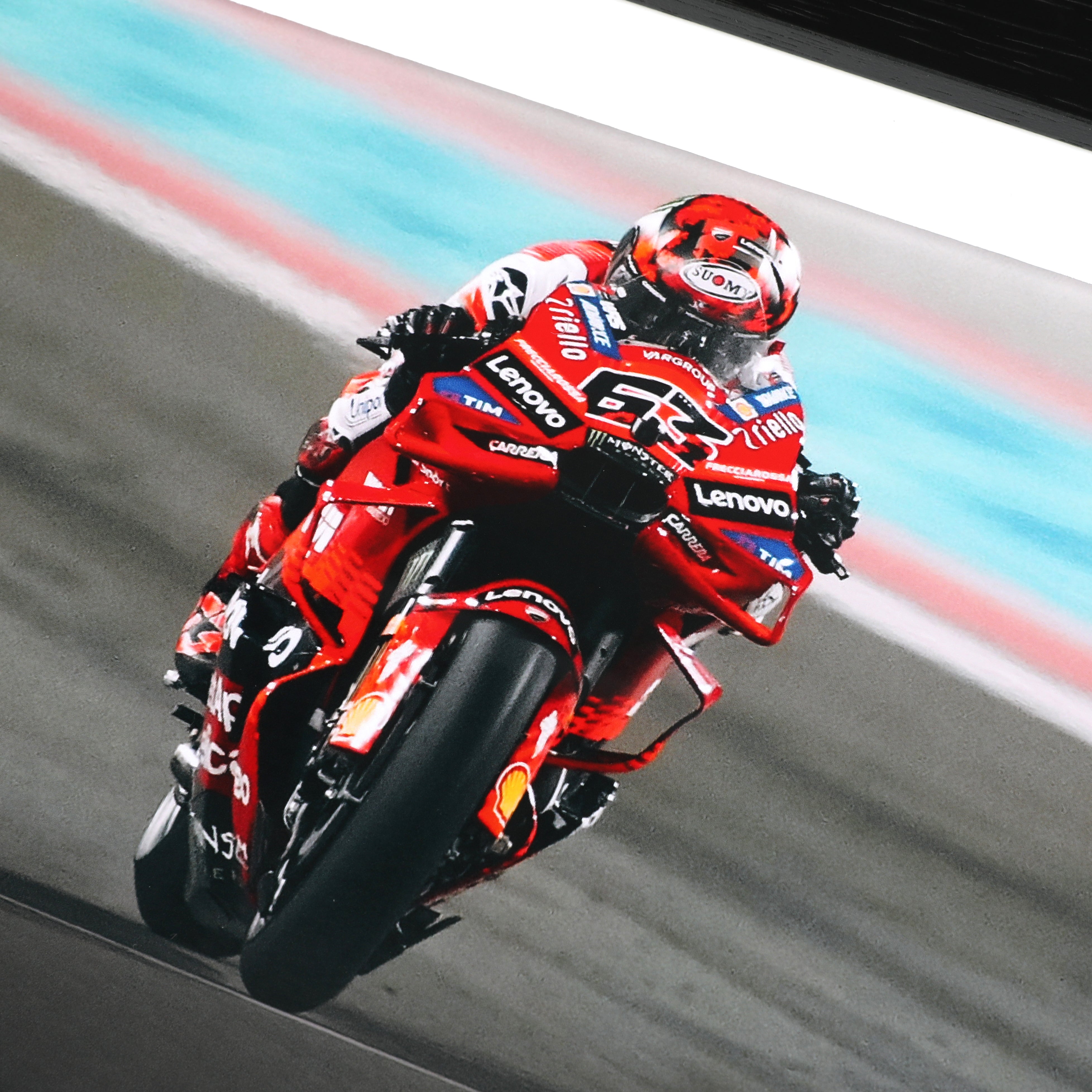 Francesco Bagnaia 2025 Ducati Fairing & Photo - Qatar GP v2