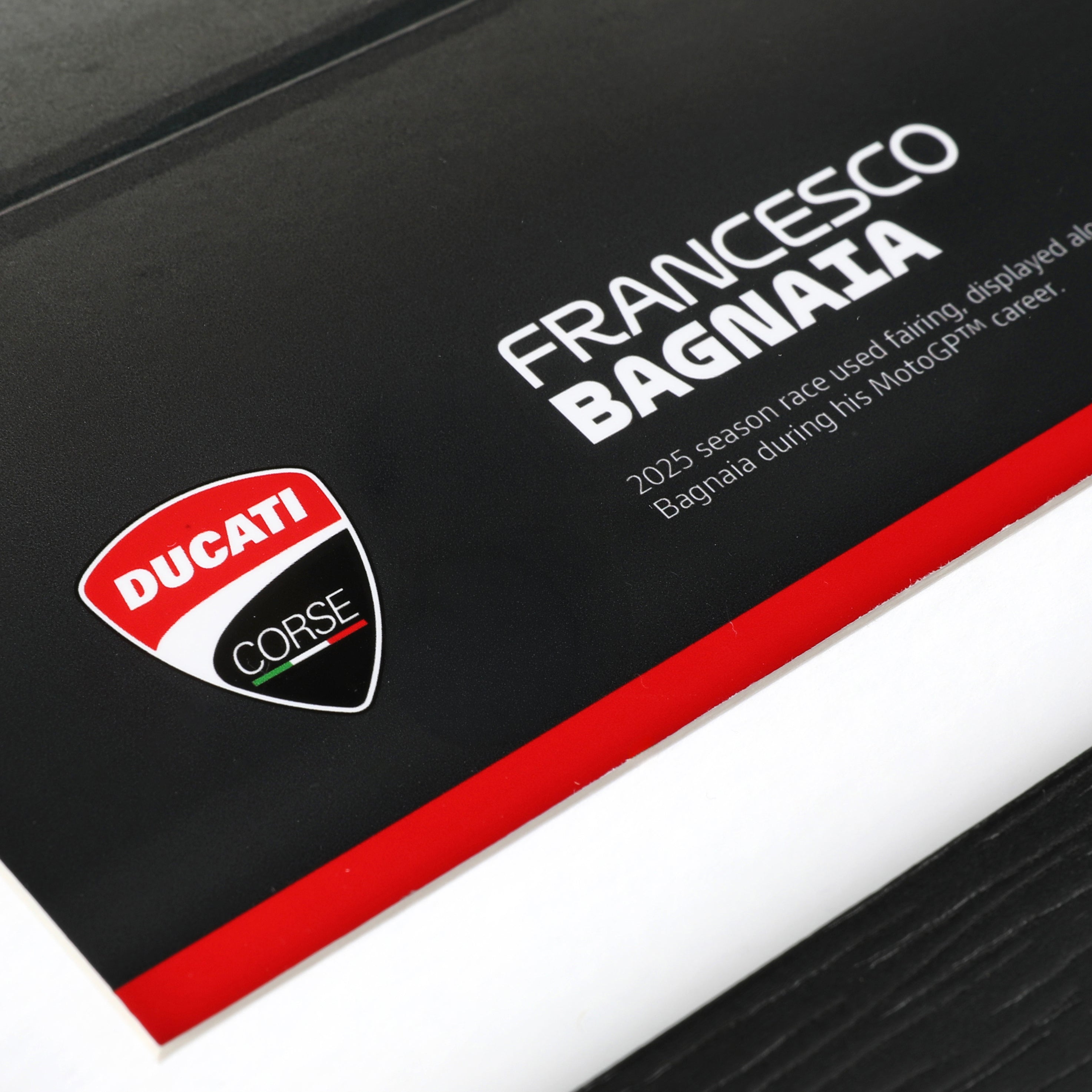 Francesco Bagnaia 2025 Ducati Fairing & Photo - Qatar GP v2