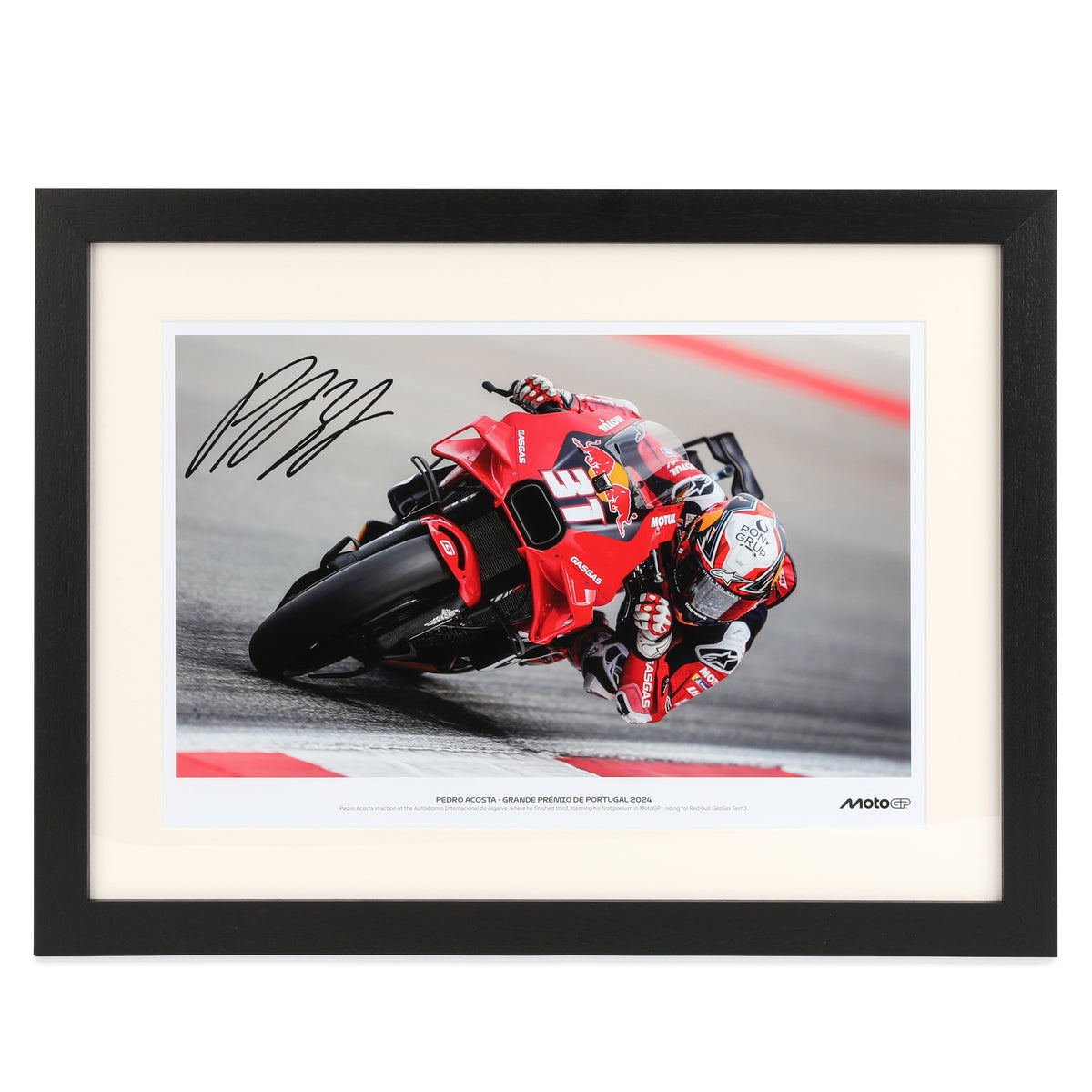 Pedro Acosta 2024 Signed Photo First Many Portuguese GP