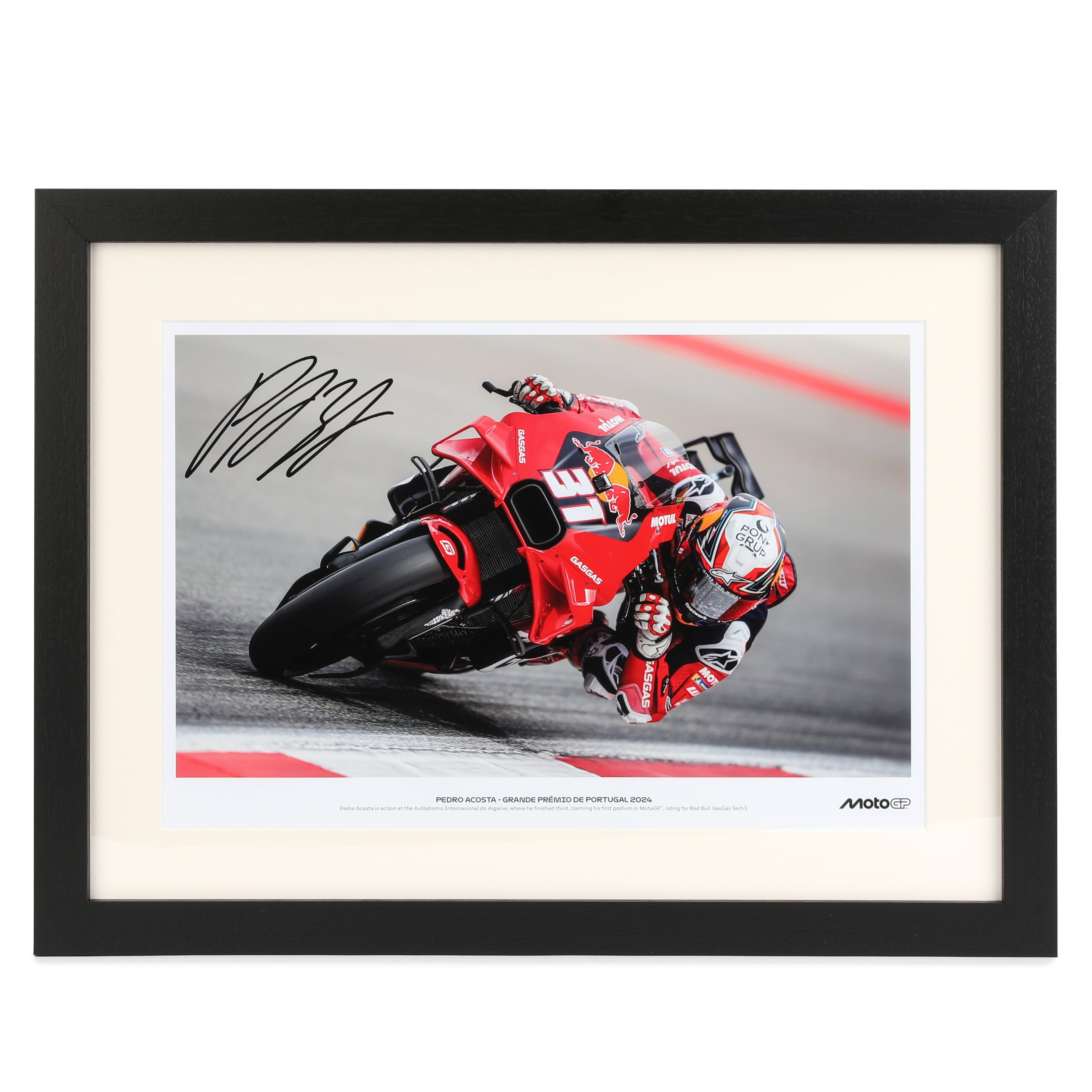 Pedro Acosta Signed Photo - 'First of Many' - Limited Edition - Only 37 Available Worldwide -  Portuguese GP