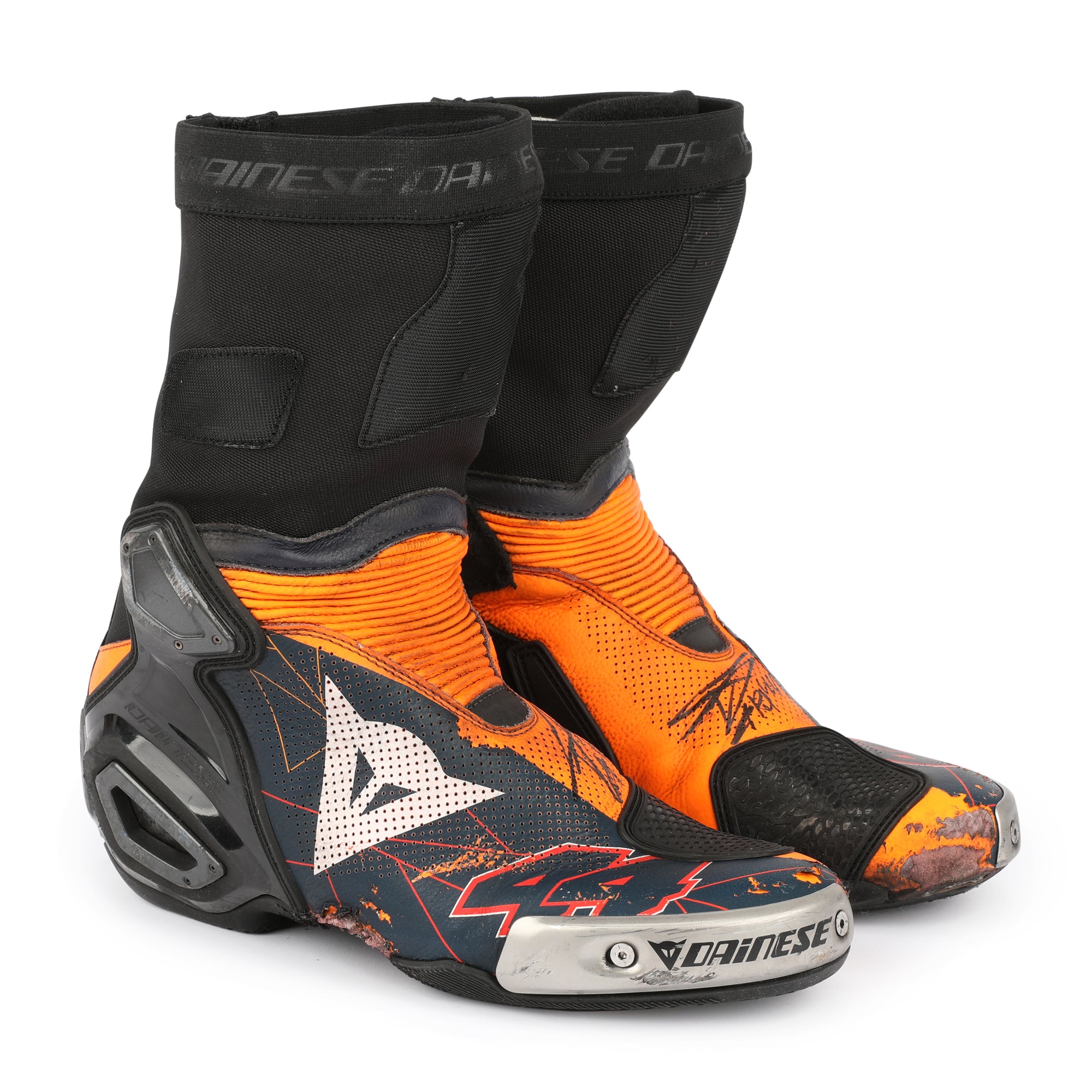 Pol Espargaro Signed  Red Bull KTM Factory Racing Boots – 2024 Austrian Grand Prix