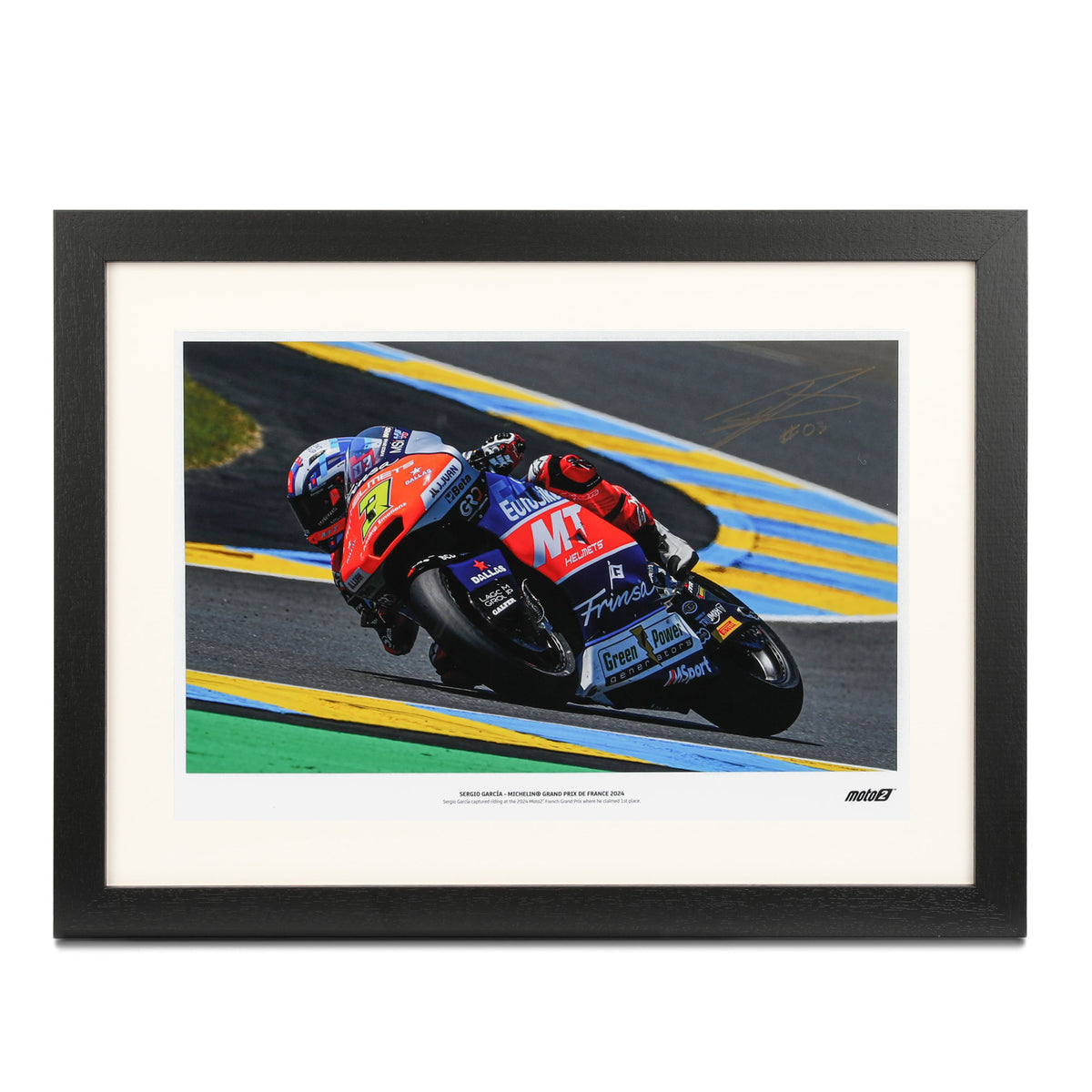 Sergío García 2024 Signed Photo French GP