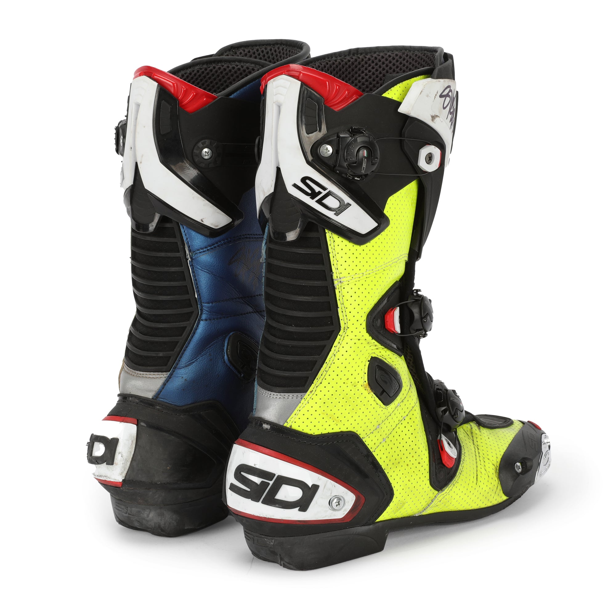 LOT 125 - Sylvain Guintoli Signed Race-Used Boots - 2019