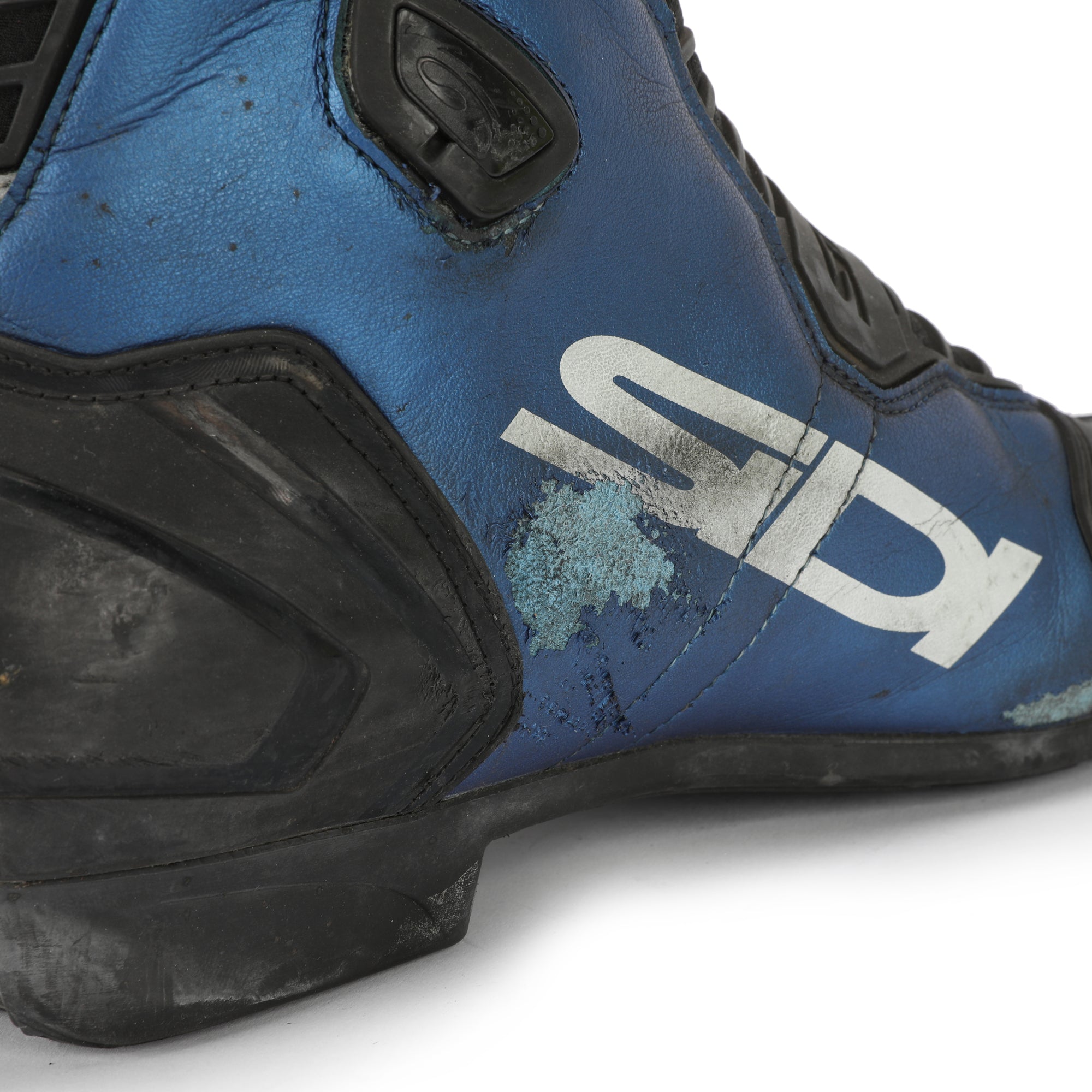 LOT 125 - Sylvain Guintoli Signed Race-Used Boots - 2019