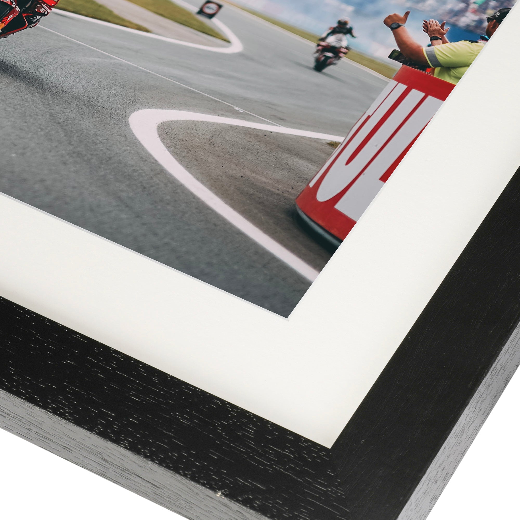 Marc Marquez Ducati Lenovo Framed Print - Netherlands 2025