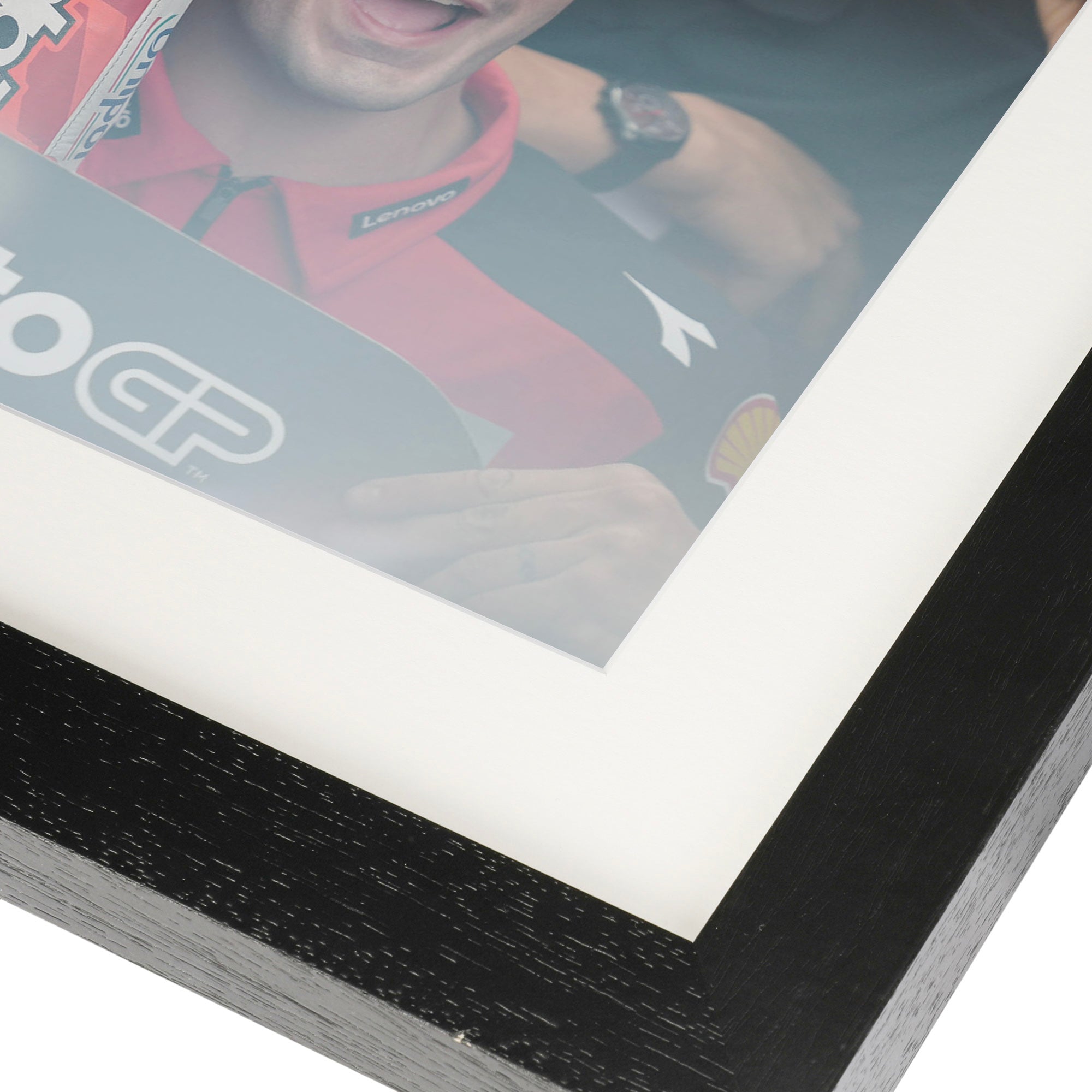 Marc Marquez Ducati Lenovo Celebration Framed Print - Netherlands 2025