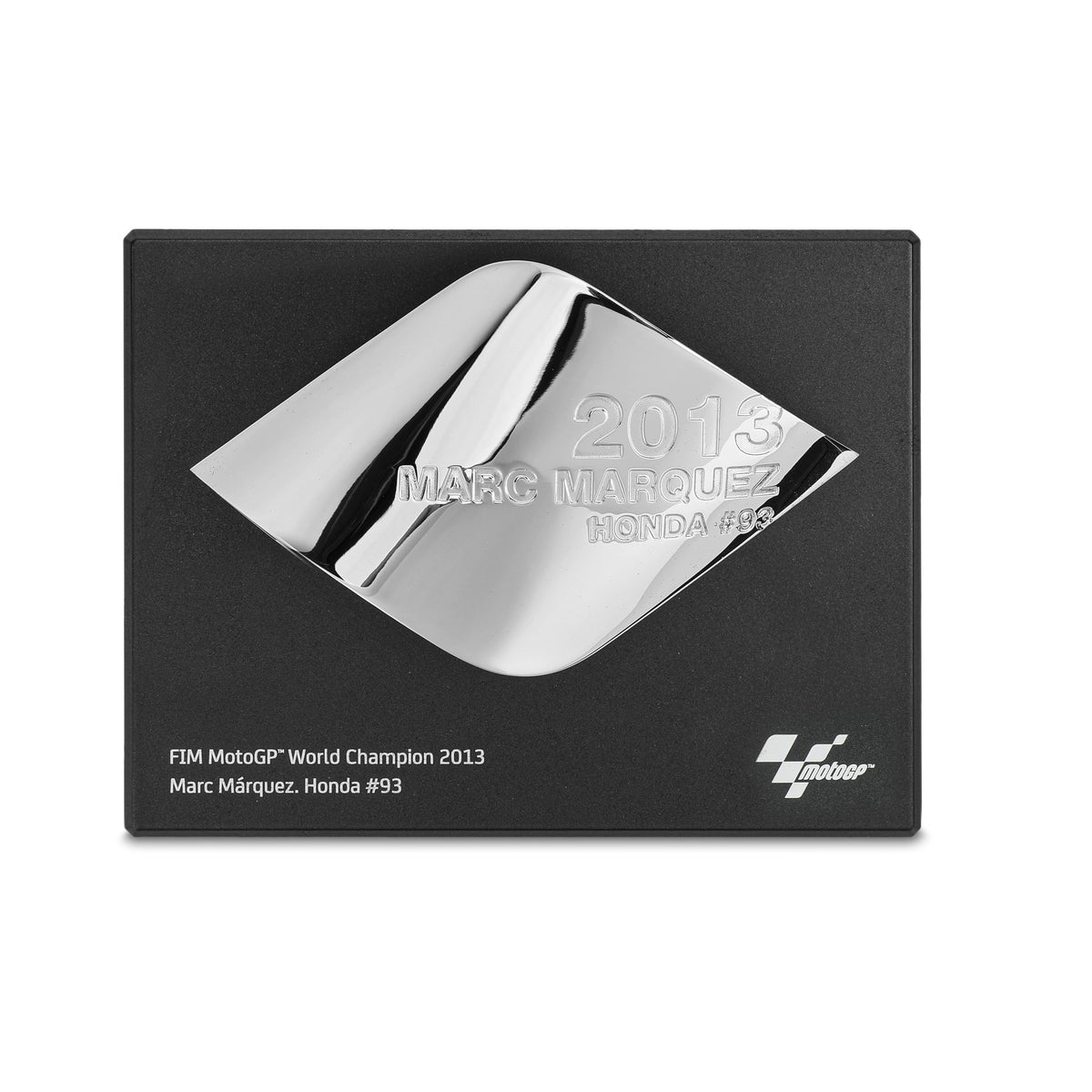 Marc Marquez 2013 Honda MotoGP Team Replica Trophy Champion Piece
