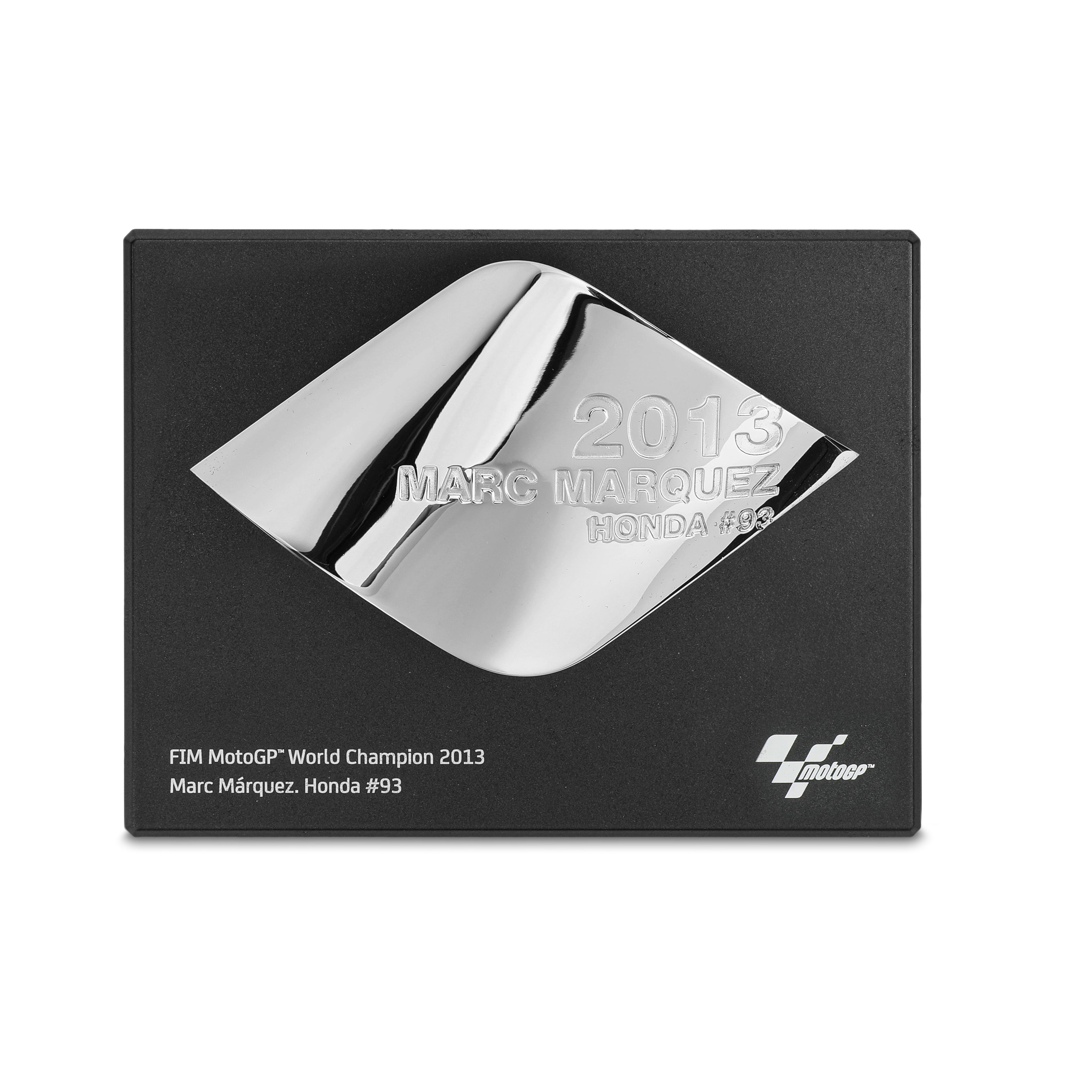Marc Marquez 2013 Honda MotoGP Team Replica Trophy Champion Piece - 2013