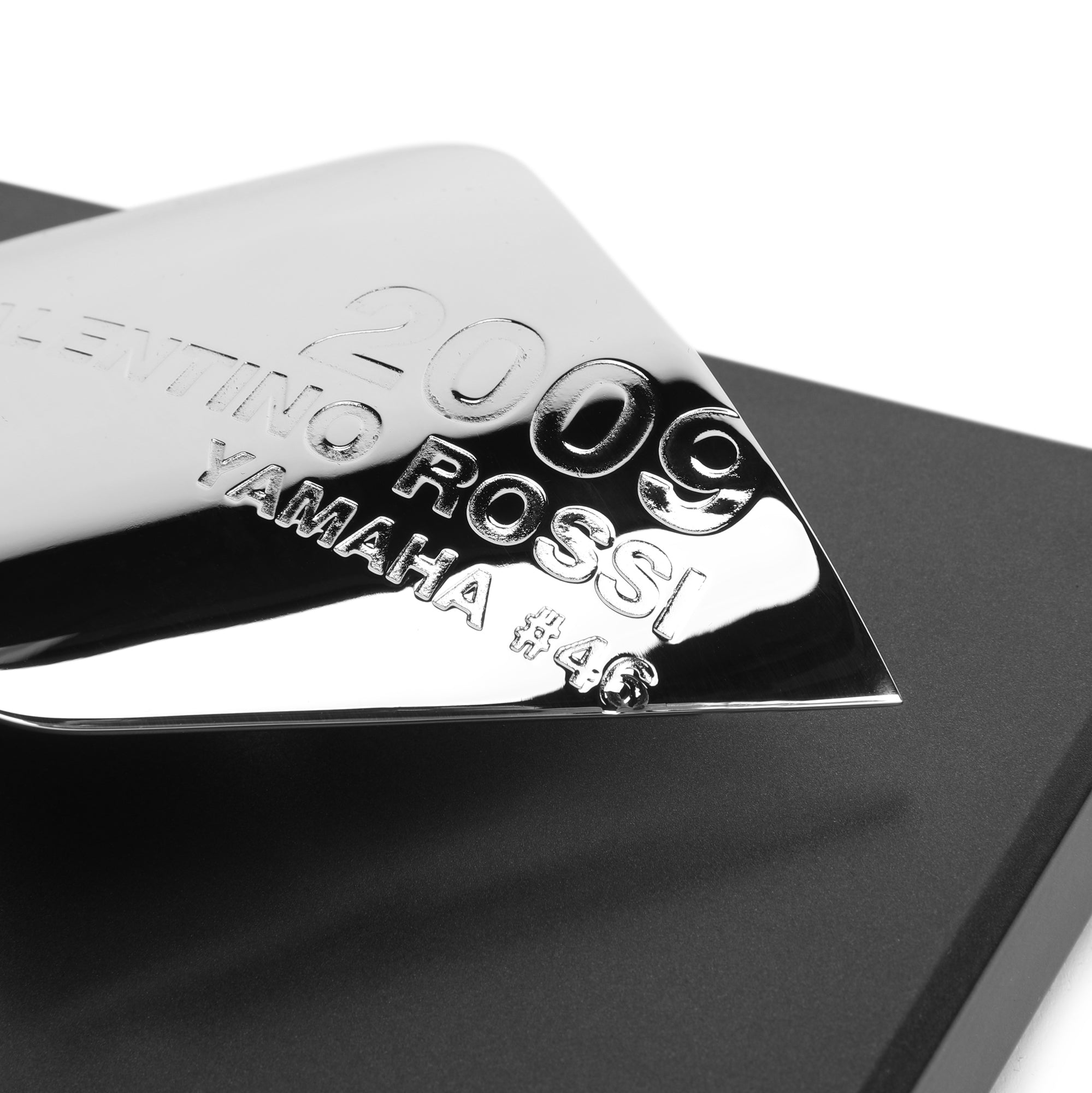 Valentino Rossi 2009 Yamaha MotoGP Team Replica Trophy Champion Piece