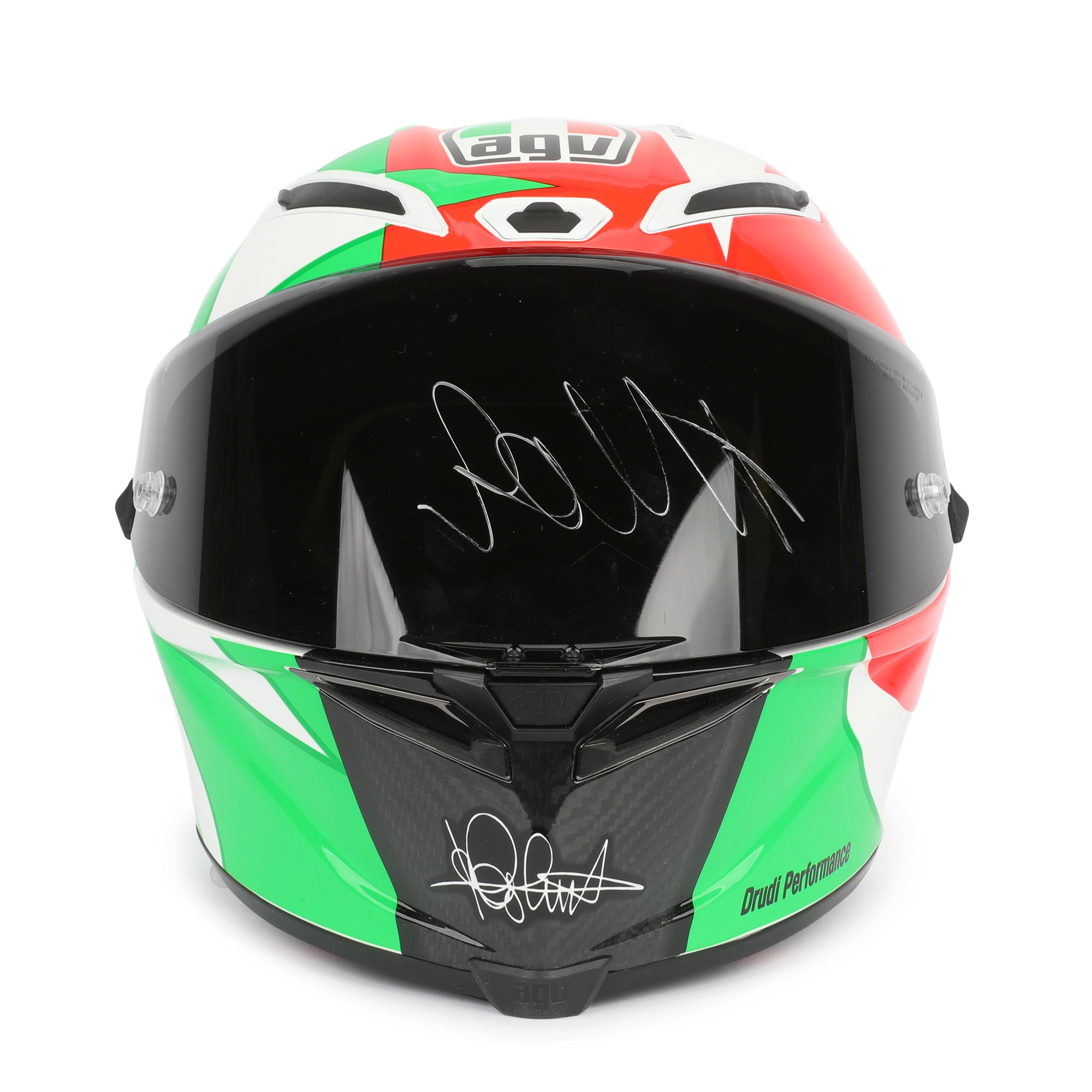 LOT 008 - Valentino Rossi Yamaha Replica Full Size AGV Pista GP-R Helmet Signed Mugello 2018