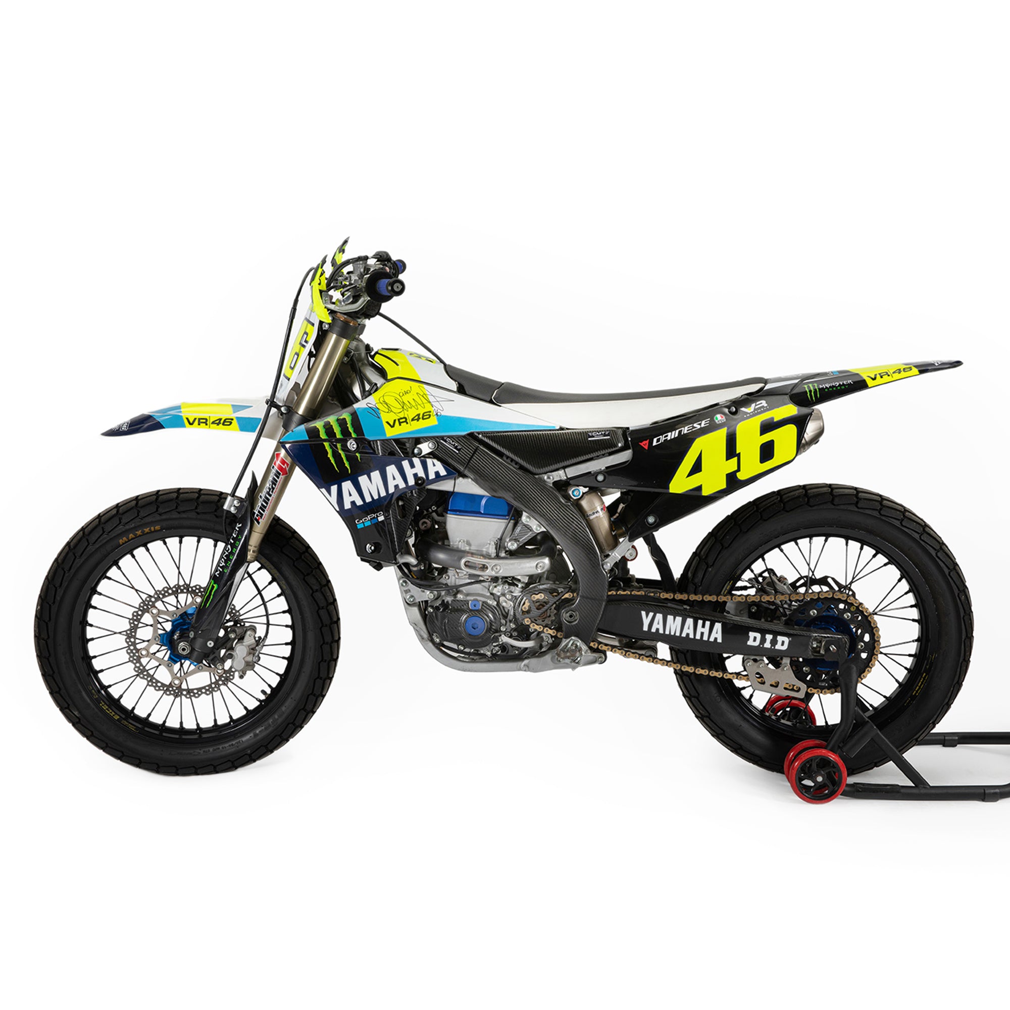 LOT 101 - Valentino Rossi Signed 2021 Training Yamaha YZF 450 Flat Track