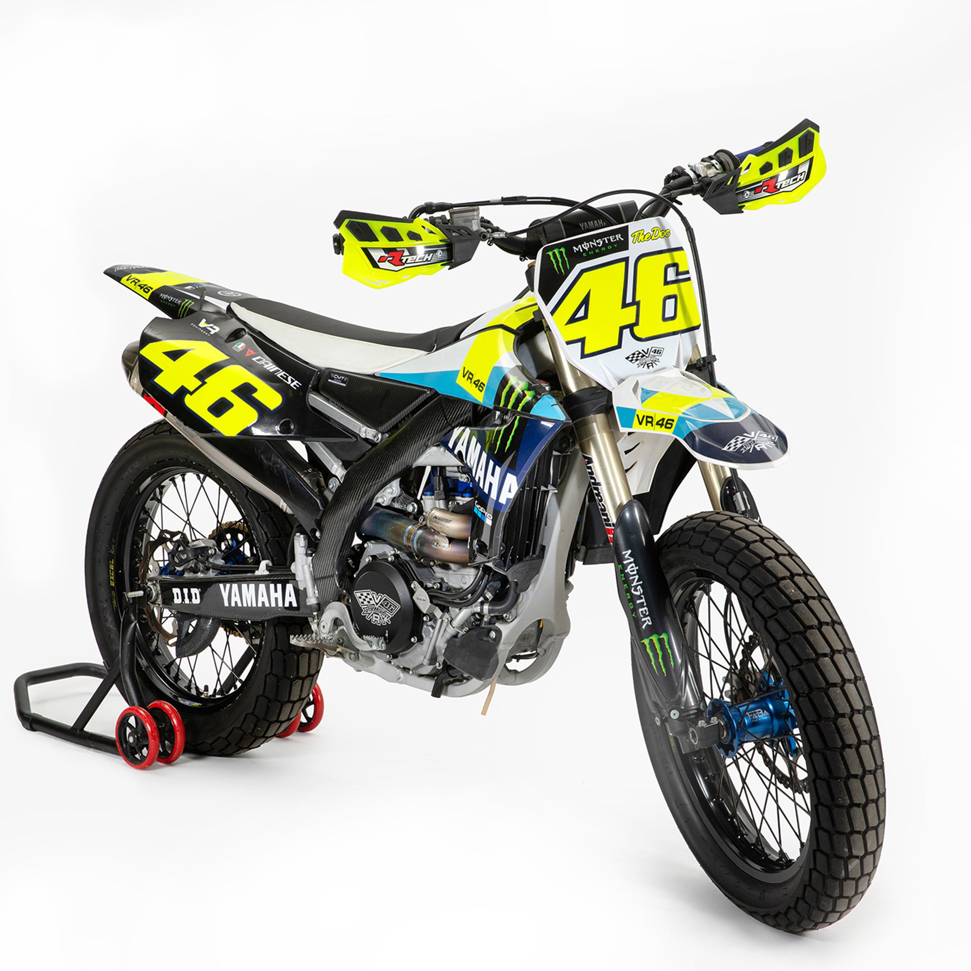 LOT 101 - Valentino Rossi Signed 2021 Training Yamaha YZF 450 Flat Track