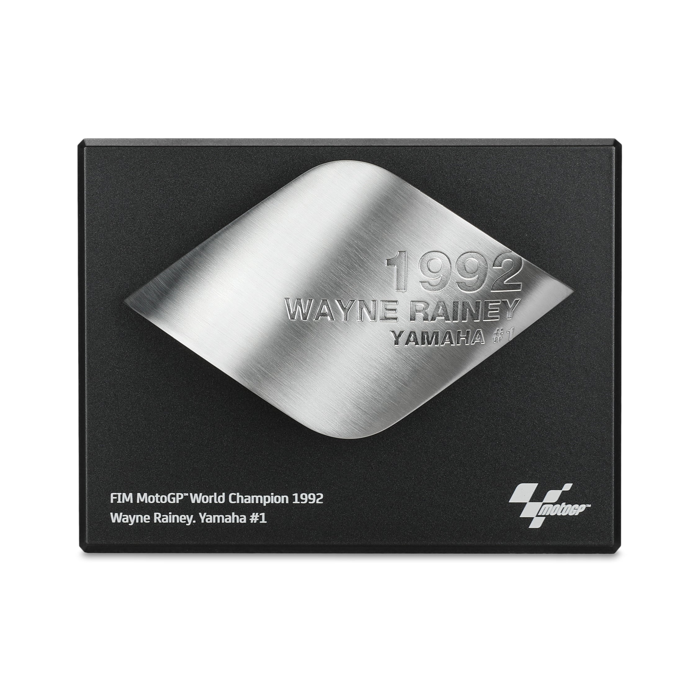 Wayne Rainey Yamaha MotoGP Team Replica Trophy Champion Piece – 1992 MotoGP™ Championship